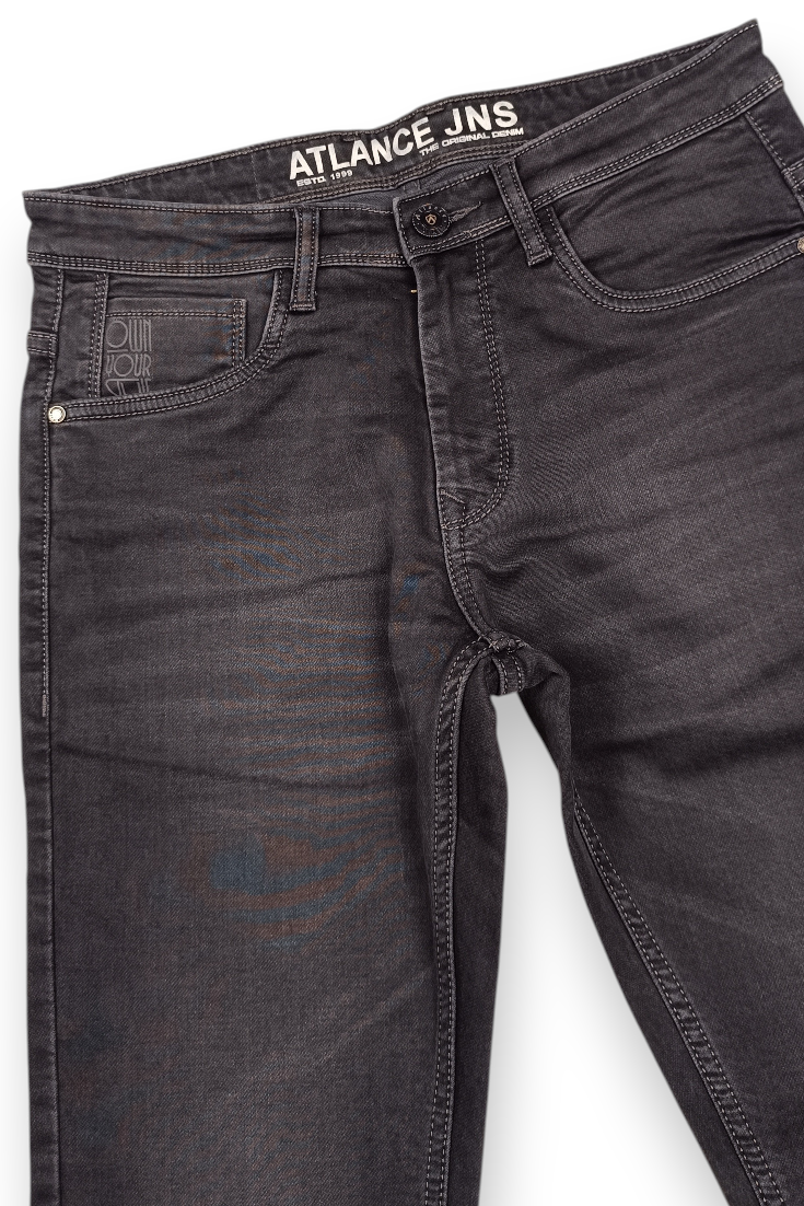 Atlance Jns Men Grey Narrow Fit Denim Jeans AT-0662