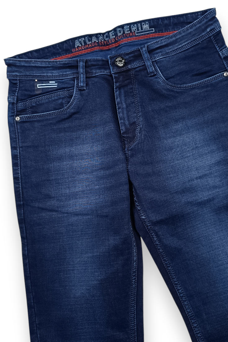 Atlance Denim Men Dark Blue Narrow Fit Jeans | ATNF0652