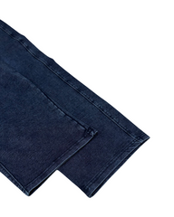 Stylish & Stretchable Denim Trackpant for Men – Navy Blue with Drawstring Waist