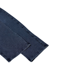 Stylish & Stretchable Denim Trackpant for Men – Blue with Drawstring Waist
