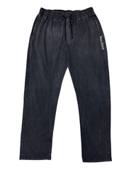 Stylish & Stretchable Sulphur Trackpant for Men – Carbon black with Drawstring Waist