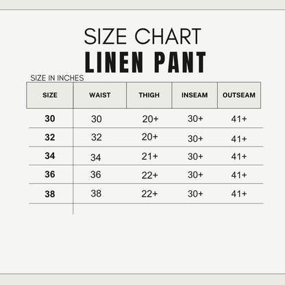 Men Narrow Fit Linen Pants – Fawn Comfortable Casual Pants 107