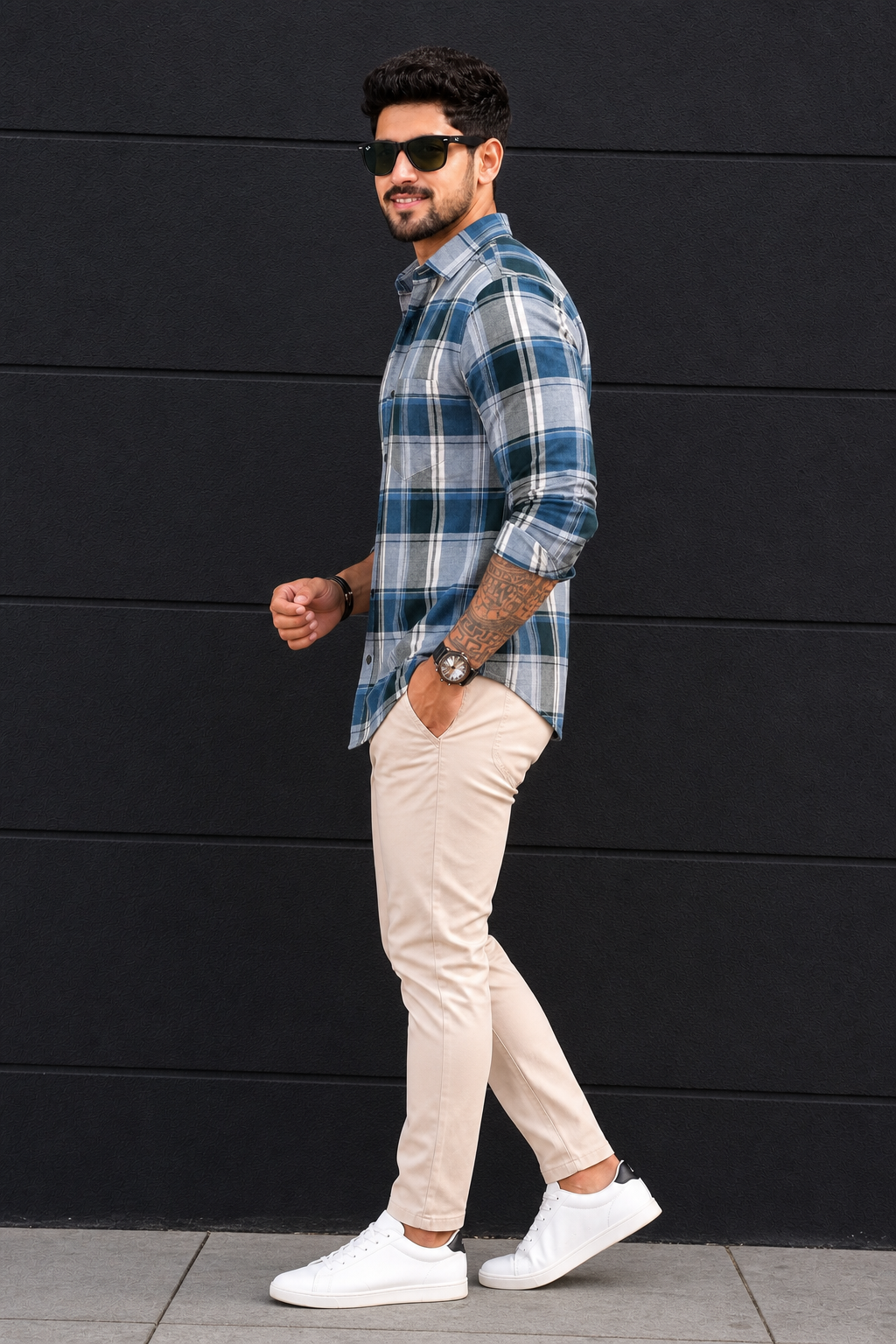 Men Pista Checkered Shirt - Casual Wear PRA-568-2