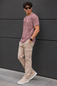Men Onion Graphic Printed Crew Neck T-Shirt ATL80206