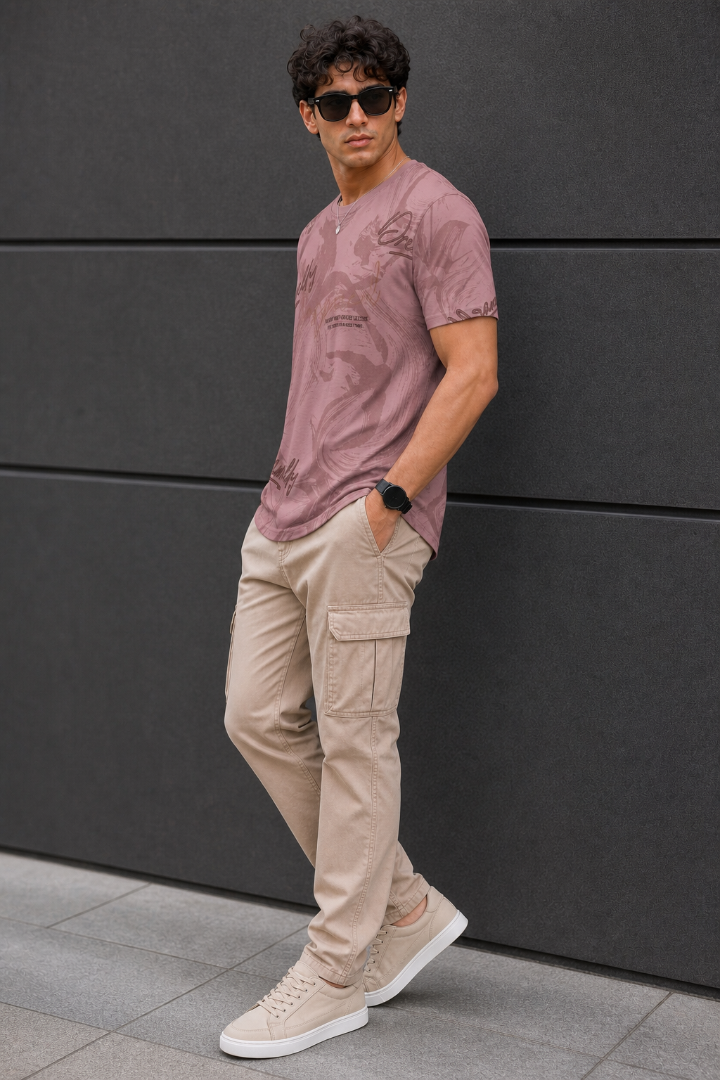 Men Onion Graphic Printed Crew Neck T-Shirt ATL80206