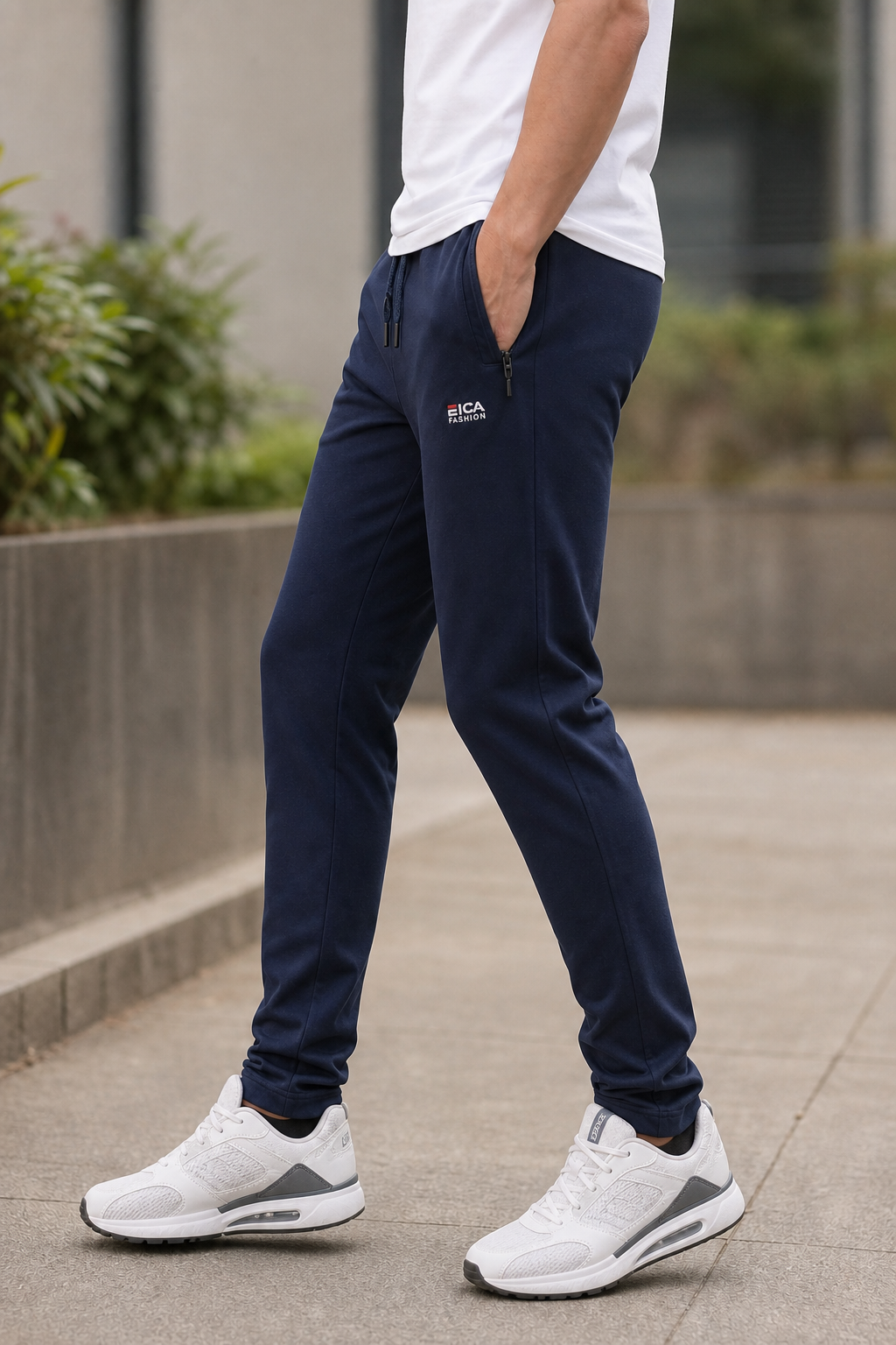 Men Premium Navy Blue Track Pant | Sports & Stylish Fit KL-63