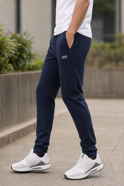 Men Premium Navy Blue Track Pant | Sports & Stylish Fit KL-63