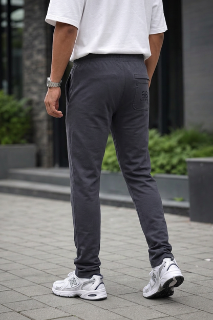 Men Stylish Dark Grey Track Pants | Soft & Comfortable Fit FC-73