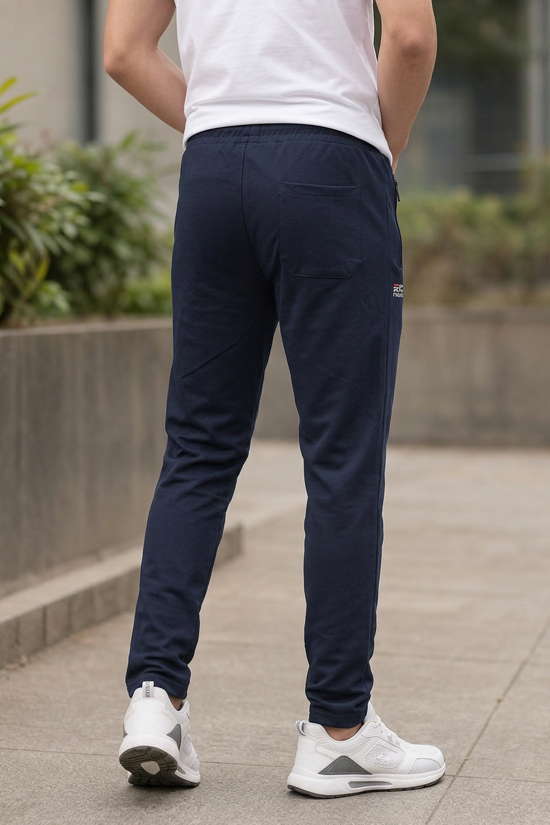 Men Premium Navy Blue Track Pant | Sports & Stylish Fit KL-63