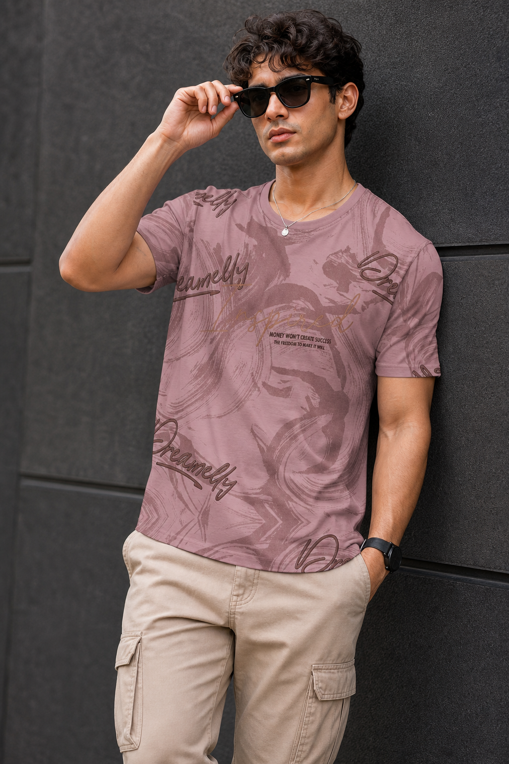 Men Onion Graphic Printed Crew Neck T-Shirt ATL80206