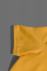 Mustard Half Sleeves T-Shirt for Men – Soft Sinker Fabric | Comfortable Daily Wear