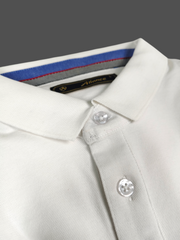 White T-Shirt for Men – Half Sleeves | Sinker Fabric, Daily Wear