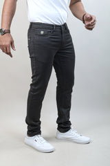 CARBON COLOR PLAIN JEANS