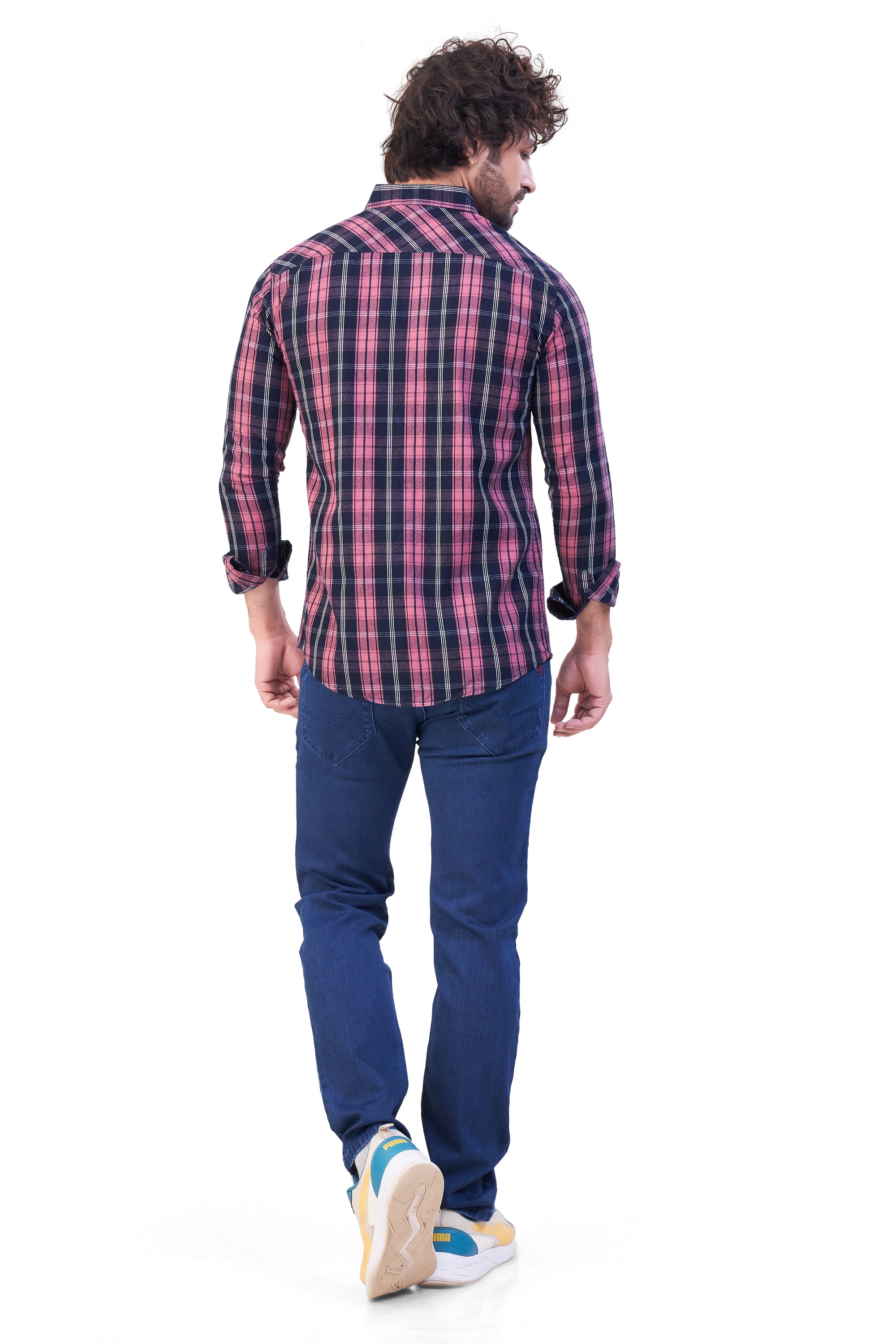 ONION COLOR CHECKS CASUAL SHIRT 241139859