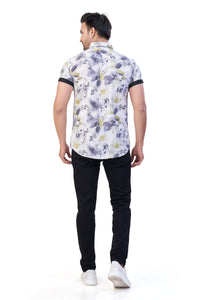 GREEN COLOR PRINT CASUAL SHIRT 26092