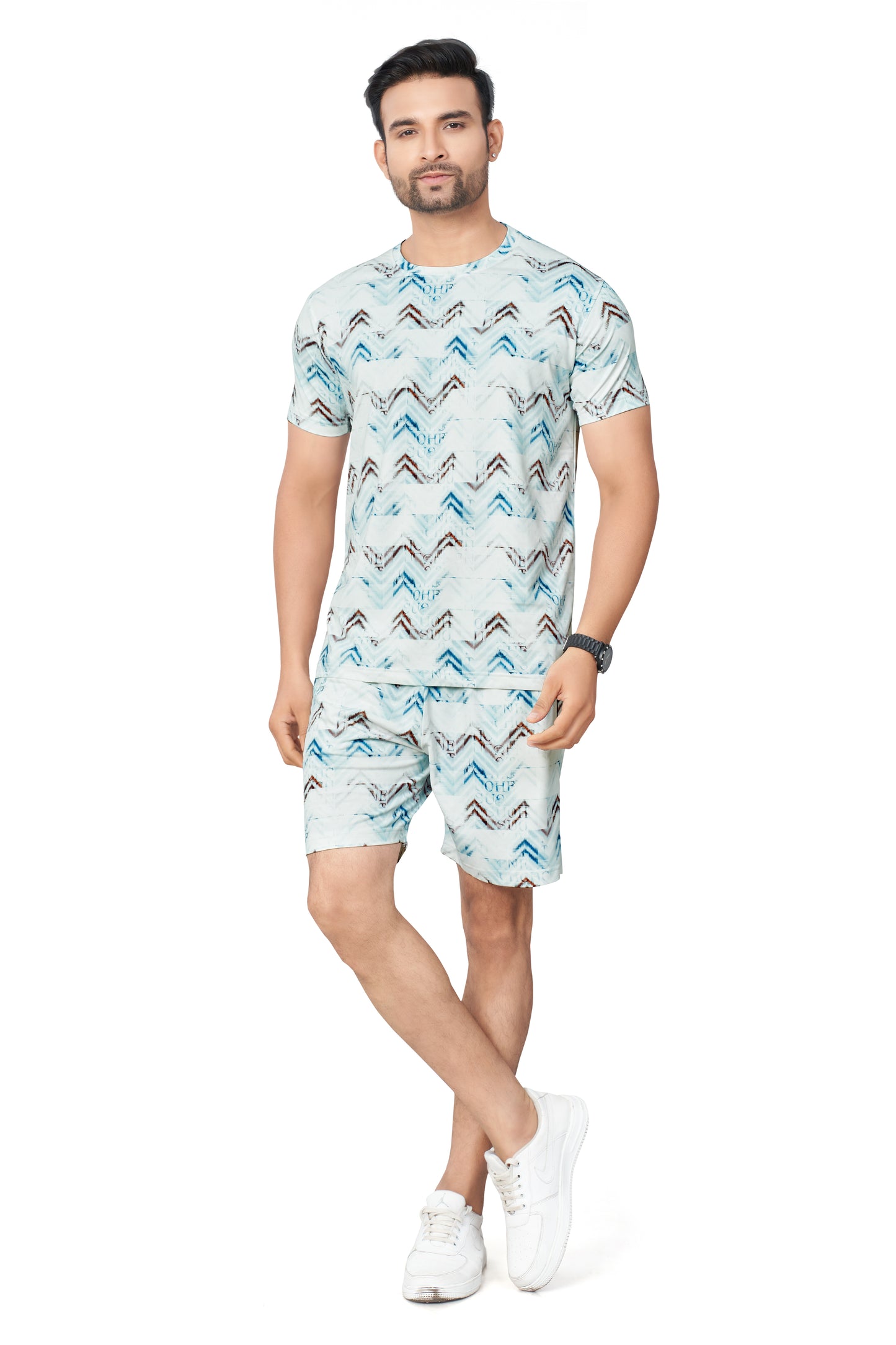 Coffee Printed Half Sleeves Co-ord Set – Imported Fabric | Trendy & Comfortable 251066700