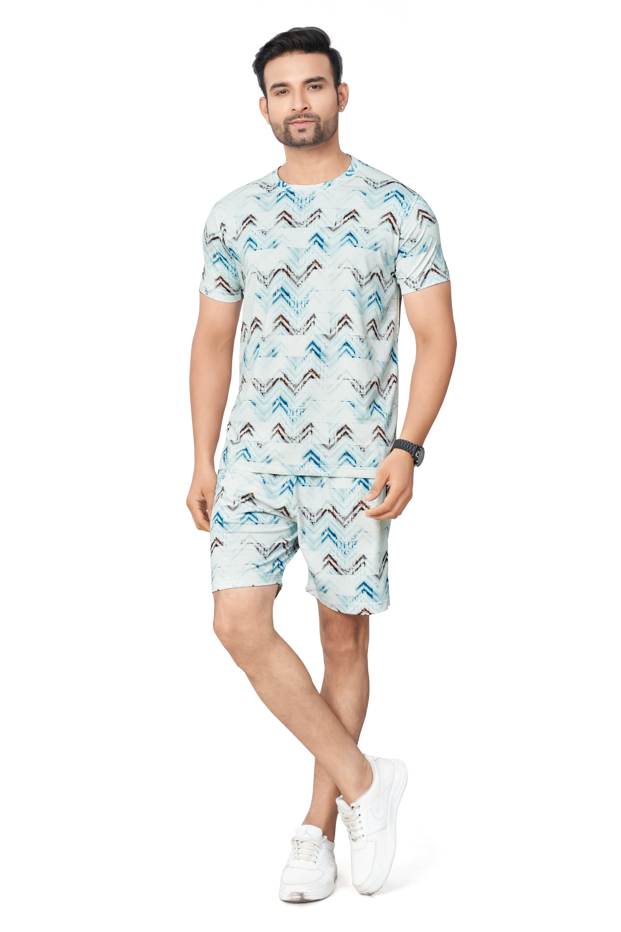 Coffee Printed Half Sleeves Co-ord Set – Imported Fabric | Trendy & Comfortable 251066700