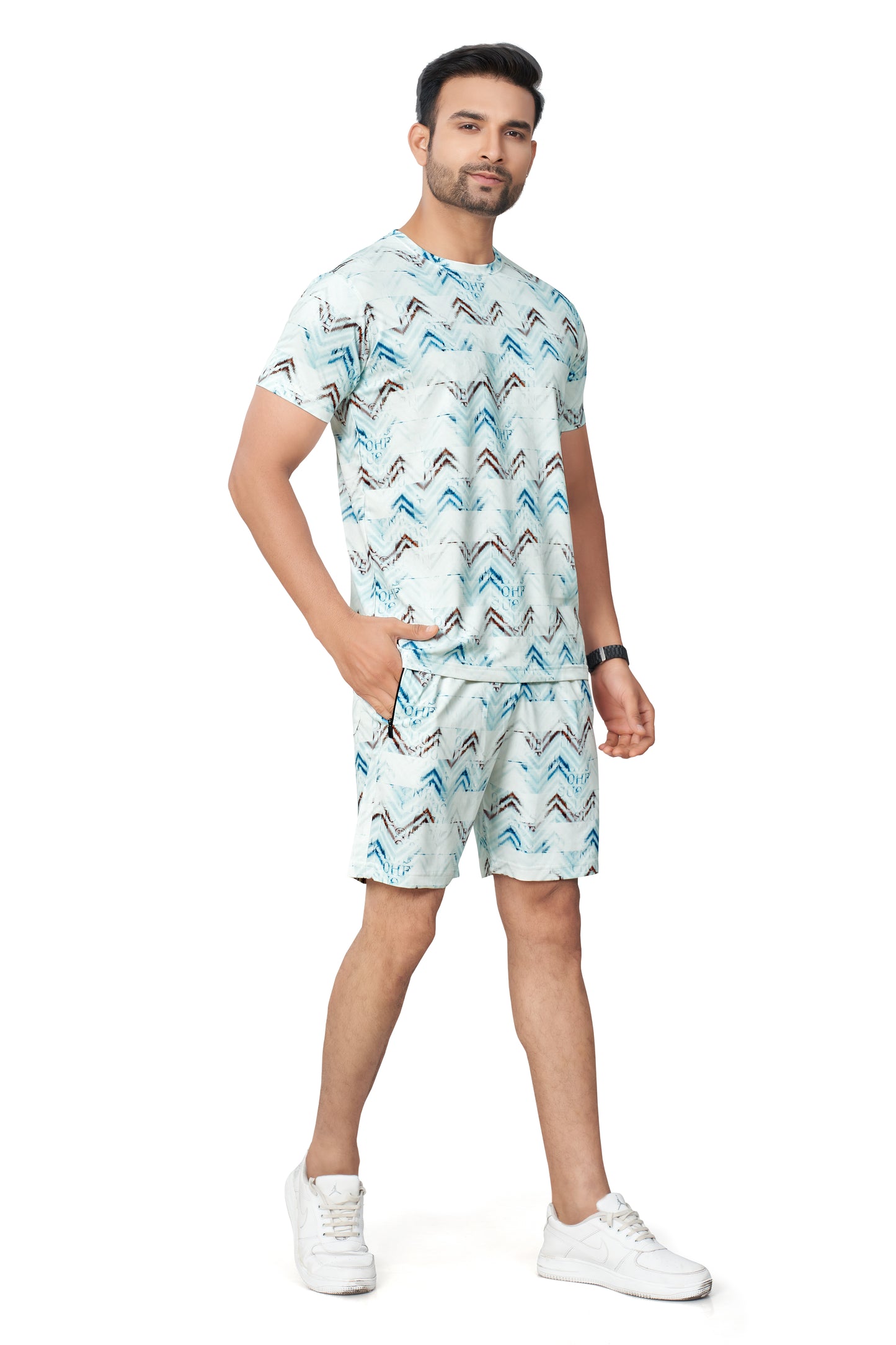 Coffee Printed Half Sleeves Co-ord Set – Imported Fabric | Trendy & Comfortable 251066700