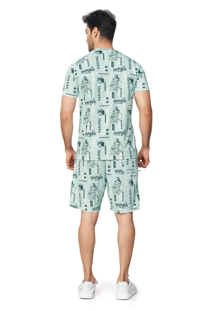 Pista Printed Half Sleeves Co-ord Set – Imported Fabric | Trendy & Comfortable 251066700