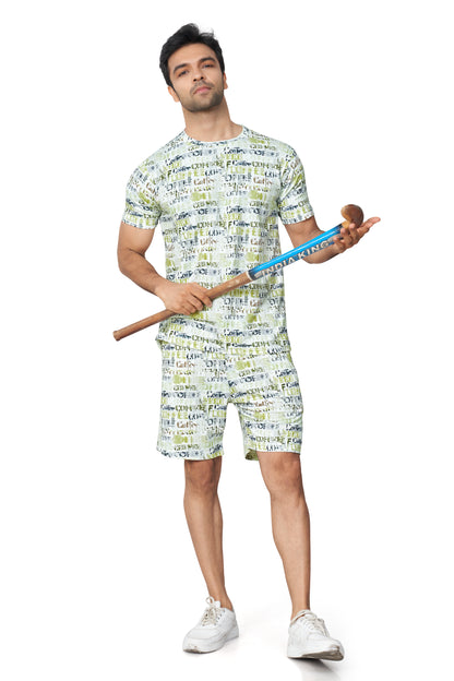Green Printed Half Sleeves Co-ord Set – Imported Fabric | Trendy & Comfortable 251066700