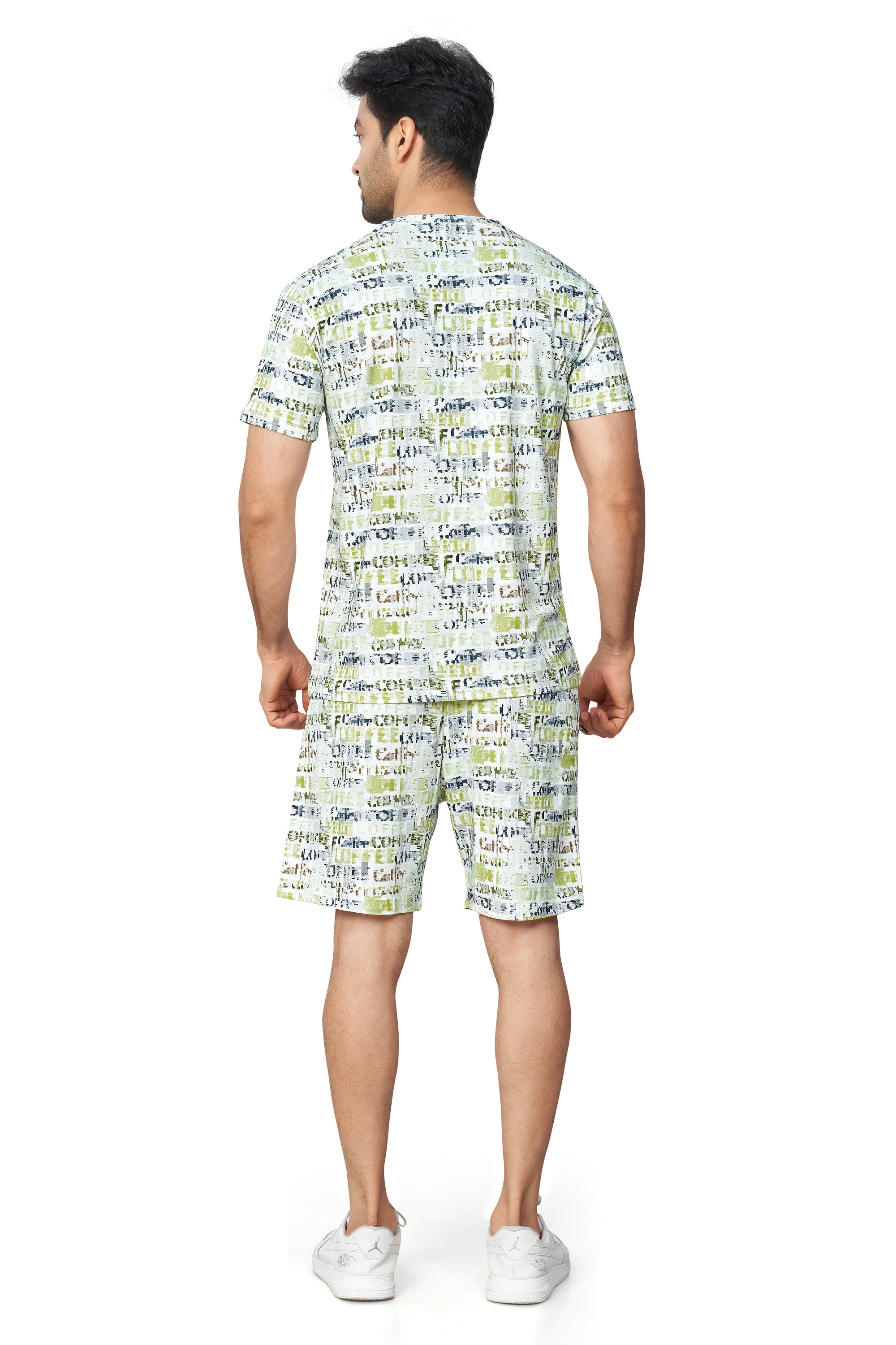 Green Printed Half Sleeves Co-ord Set – Imported Fabric | Trendy & Comfortable 251066700