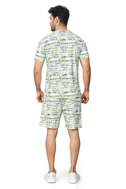Green Printed Half Sleeves Co-ord Set – Imported Fabric | Trendy & Comfortable 251066700