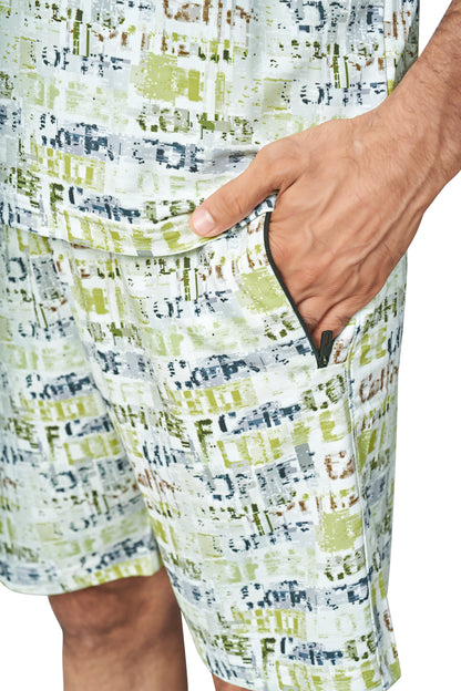 Green Printed Half Sleeves Co-ord Set – Imported Fabric | Trendy & Comfortable 251066700