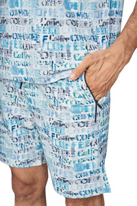 Skyblue Printed Half Sleeves Co-ord Set – Imported Fabric | Trendy & Comfortable 251066700