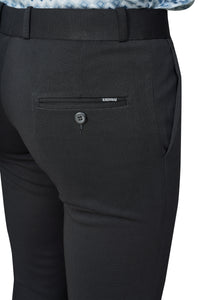 Black Color Textured Plain Trouser for Men | Stylish & Comfortable Bottomwear 251078476