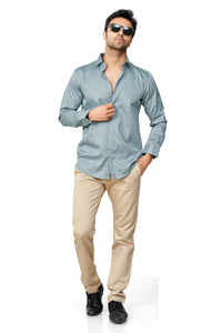 PISTA COLOUR PRINTED FULL SLEEVES FORMAL SHIRT | K-6012