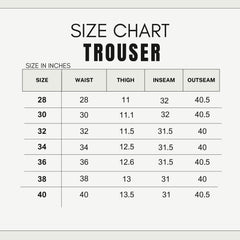 BLACK COLOR SLIM FIT TEXTURE TROUSER