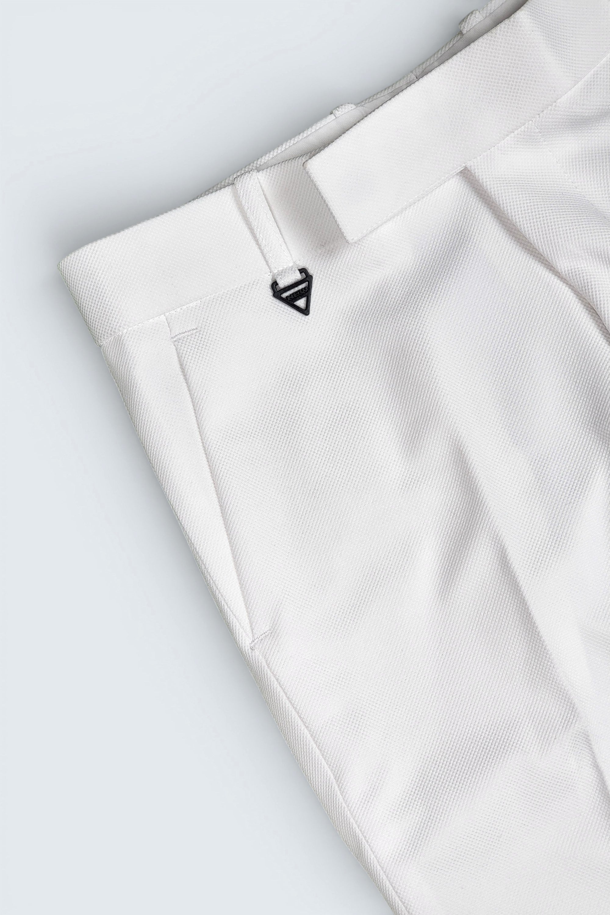 Men Slim Fit Formal White Colour Trousers for Smart & Casual 261116892