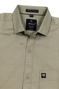 Men Pista Solid Casual Shirt | Full Sleeve Shirt JK-455